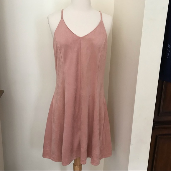 She and Sky Dresses & Skirts - Faux suede dress